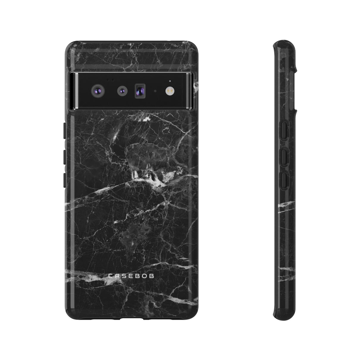 Black Marble - Protective Phone Case