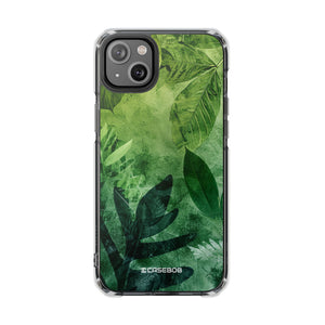 Pantone Greene Design | Handyhülle für iPhone (Clear Impact Case – magnetisch) 