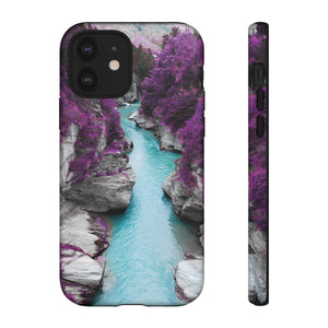 Purple Pine Forest - Protective Phone Case