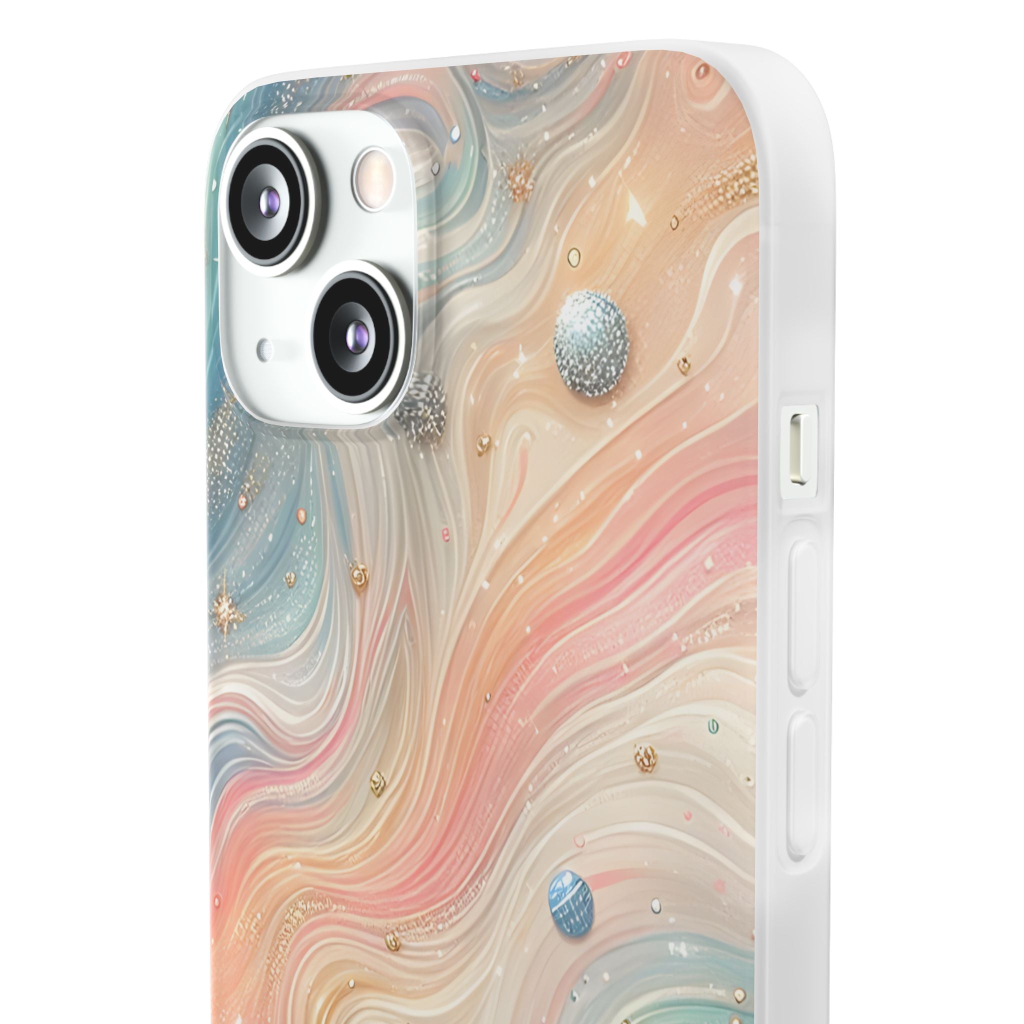 Iridescent Swirls iPhone 13 - Soft