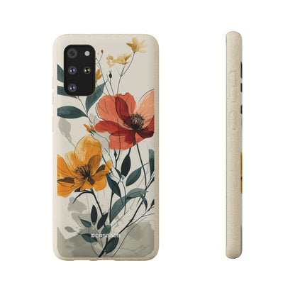 Serene Floral Harmony | Biodegradable Phone Case