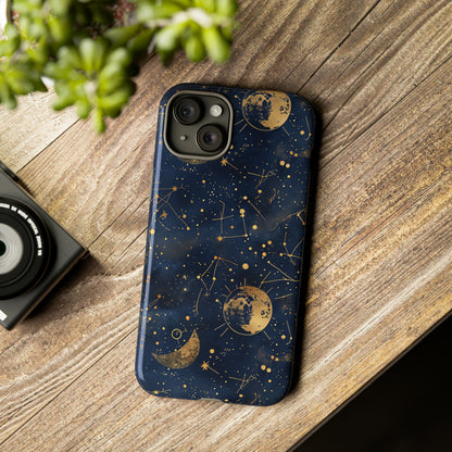 Celestial Zodiac Whispers - Protective Phone Case