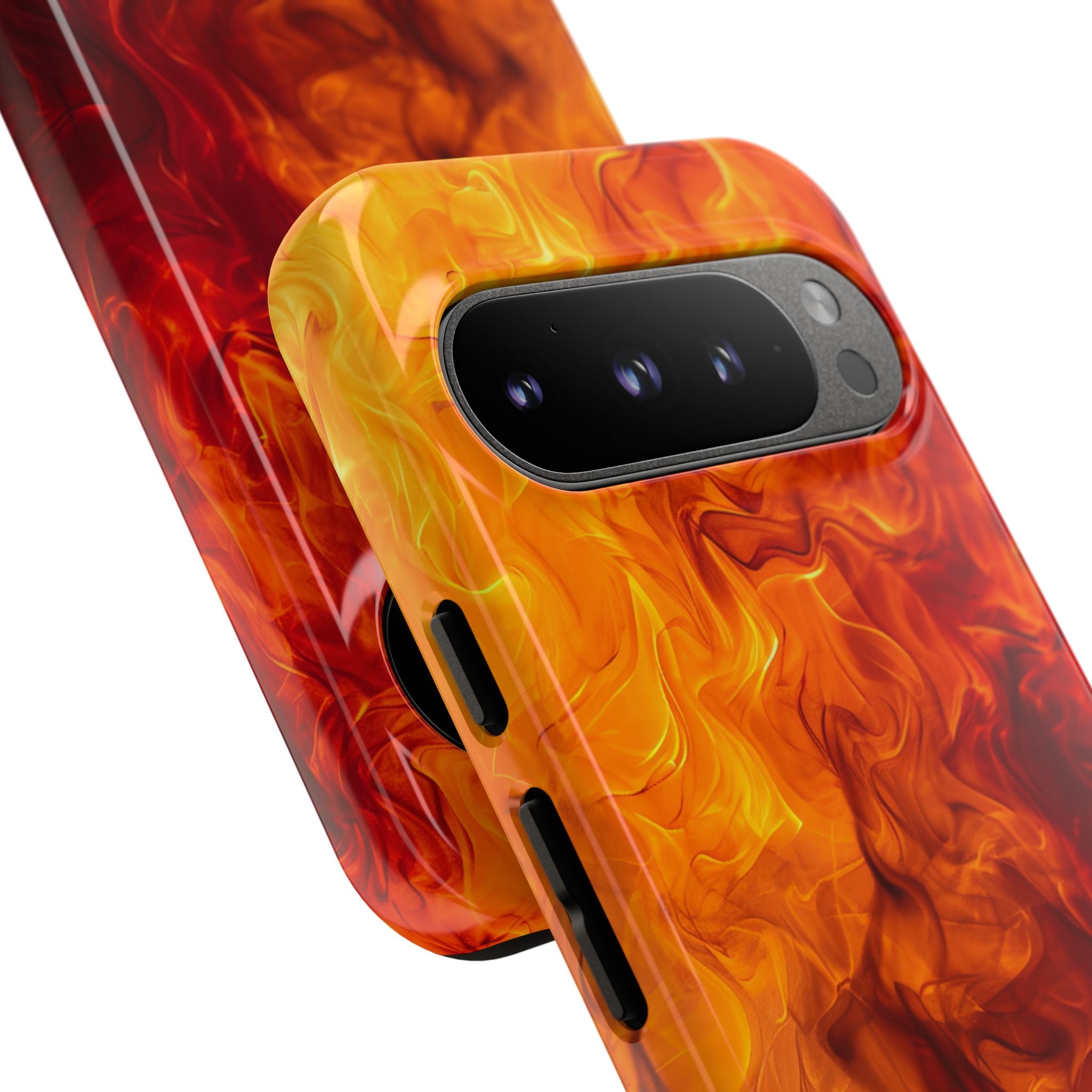 Flaming Energy Swirl Google Pixel 9 - Tough