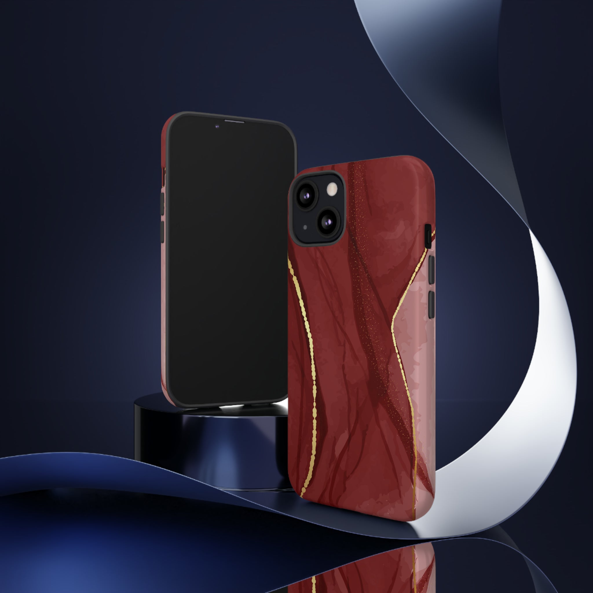 Dark Red - Protective Phone Case