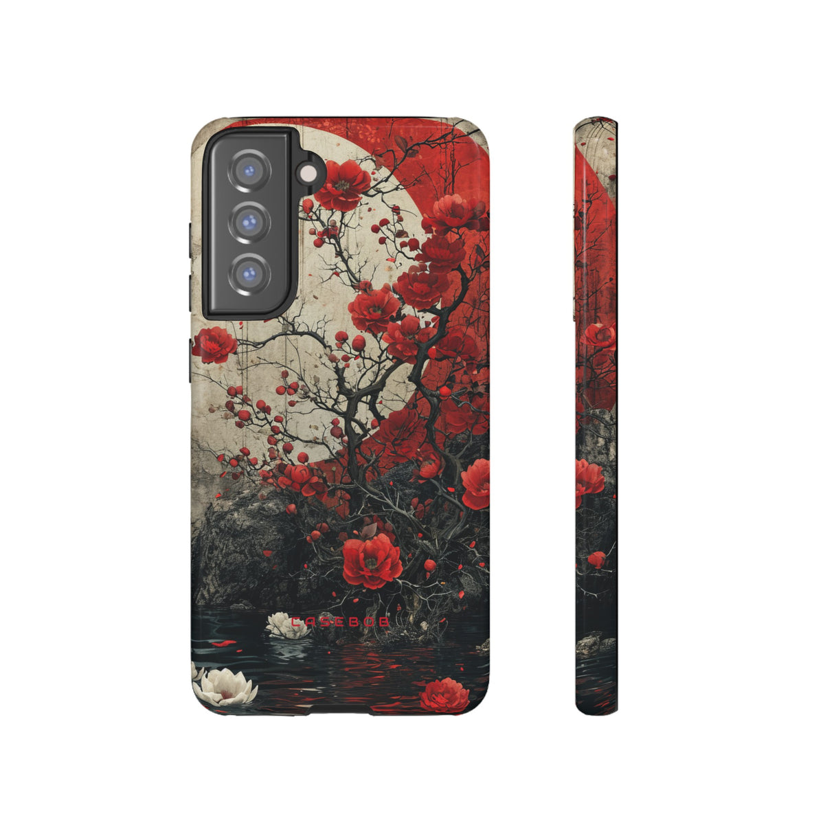 Moonlit Rose Peace - Protective Phone Case