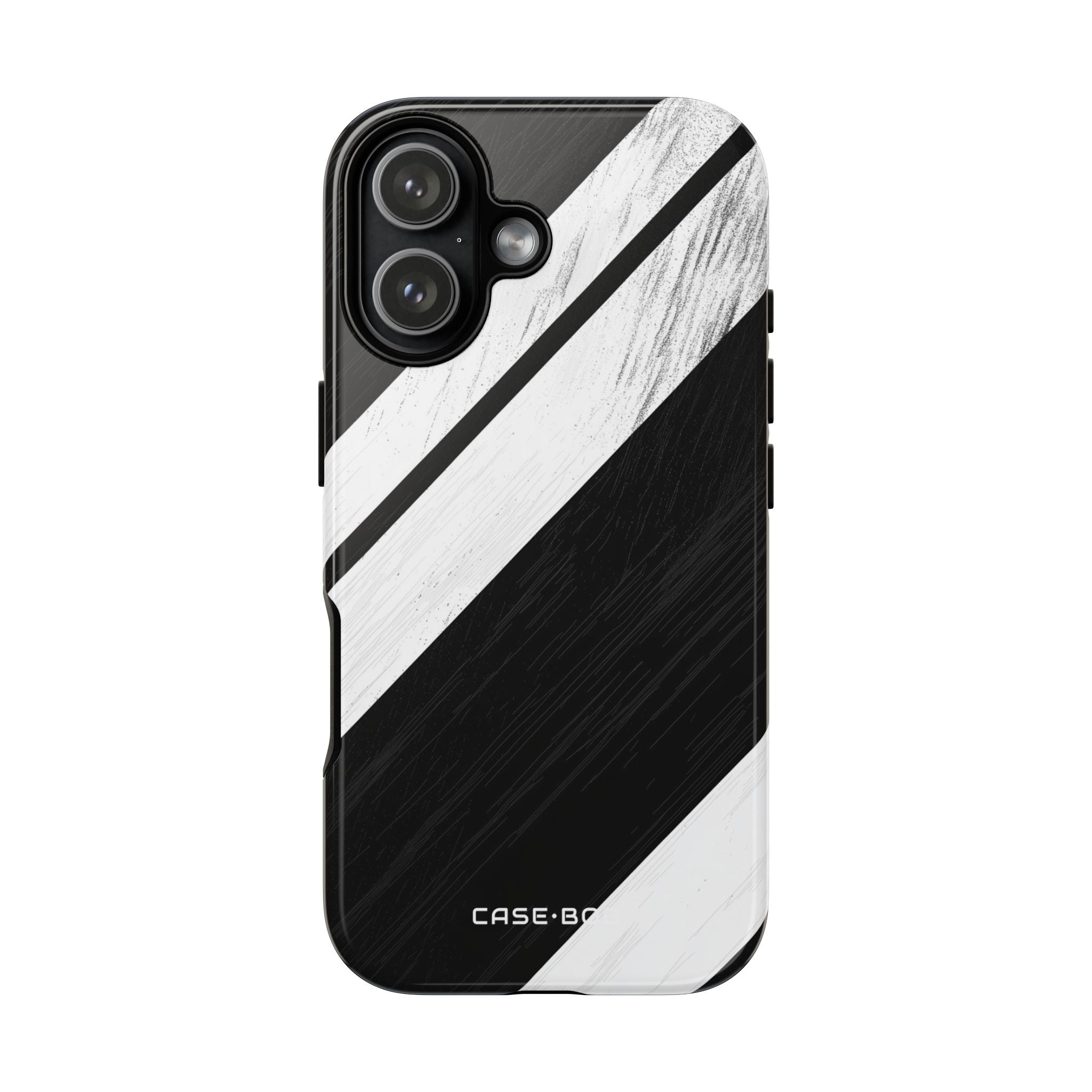 Distressed Stripe Motion iPhone 17 Case - Tough