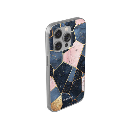 Golden Mosaic iPhone 14 Pro Case - Soft