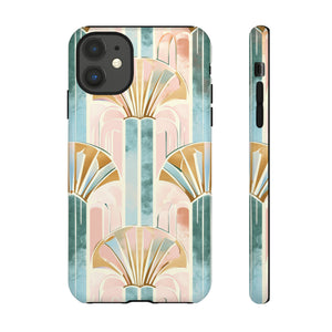 Art Deco Pastel Geometry - Protective Phone Case