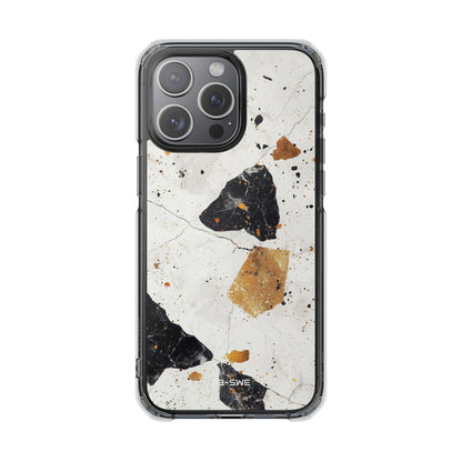 Golden Shapes Dance iPhone Case - Impact