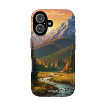 Mountain Reflections Glimmer - iPhone Case
