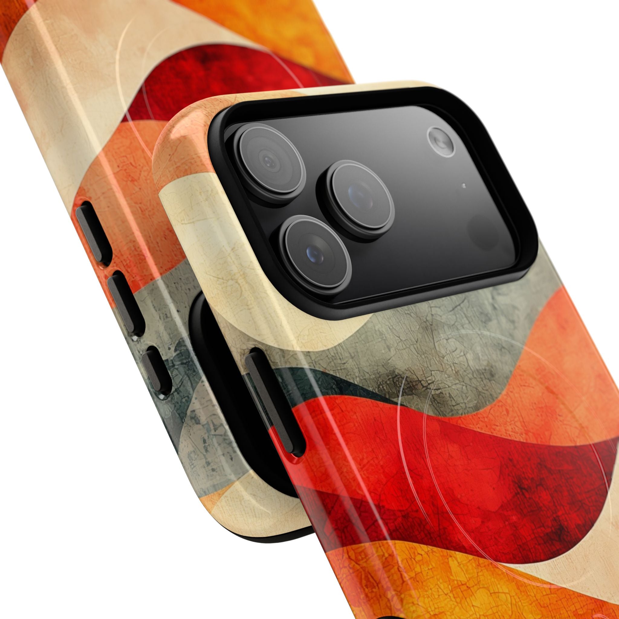 Cracked Wave Sunset iPhone 17 Pro Max Case - Tough+