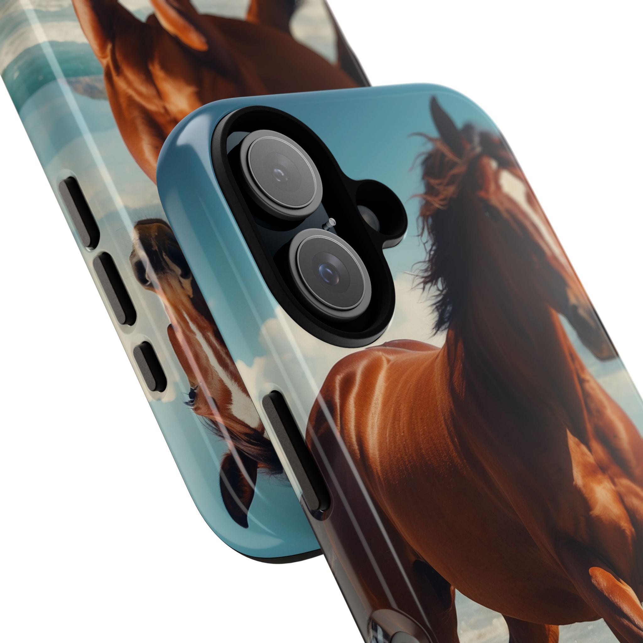 Blazing Horse iPhone 16 Pro Case - Tough
