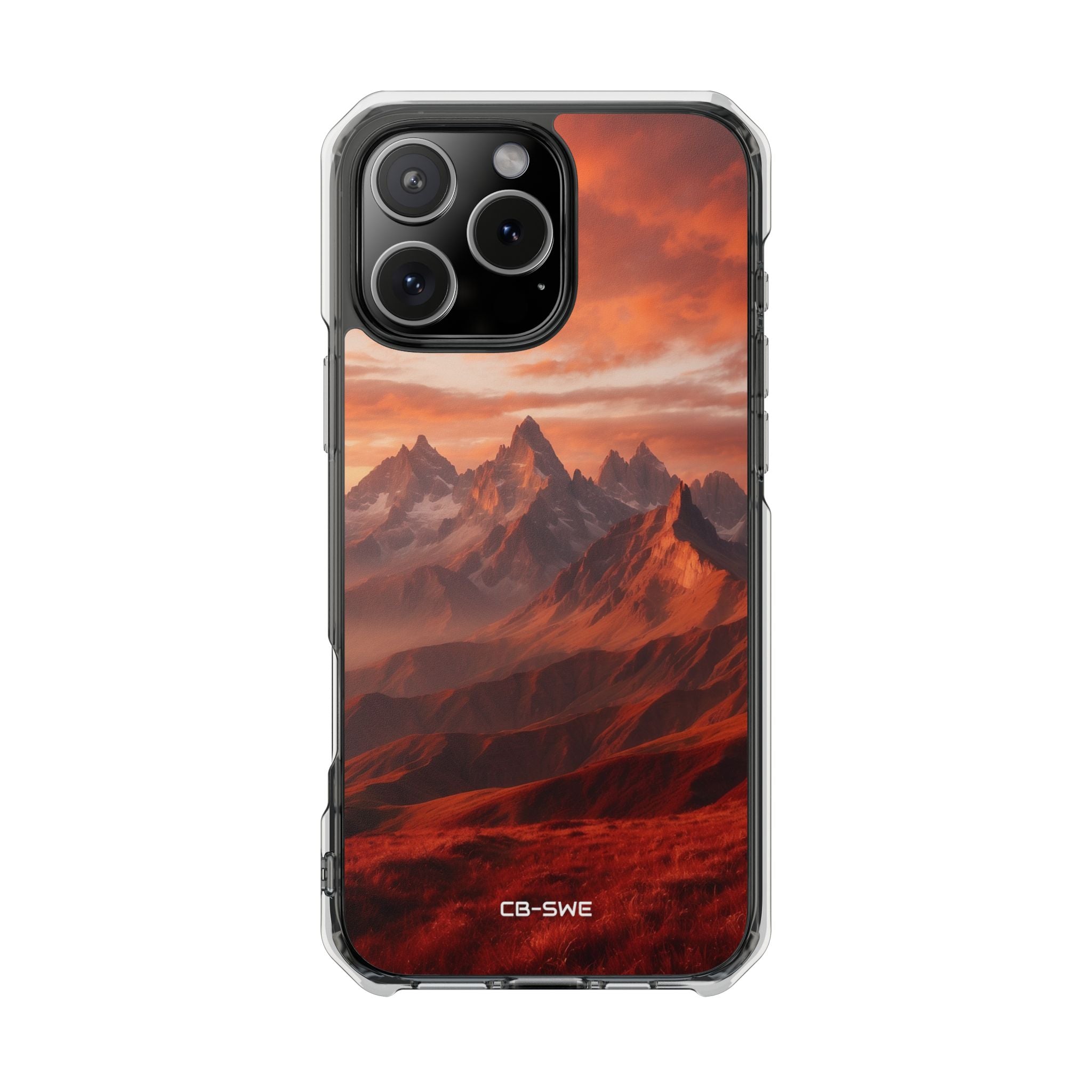 Mountain Peaks Glowing iPhone Case - Impact