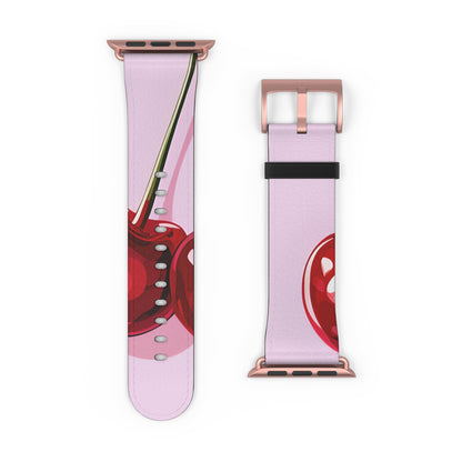 Glossy Cherry Glow - Watch Band