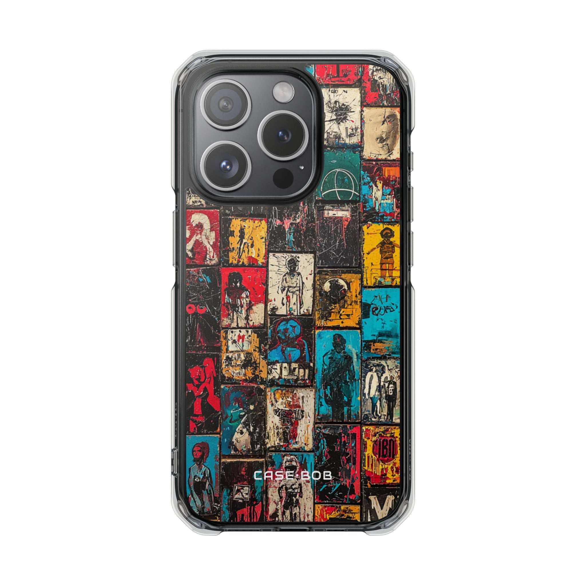 Figured Grid iPhone 15 Pro Case - Impact
