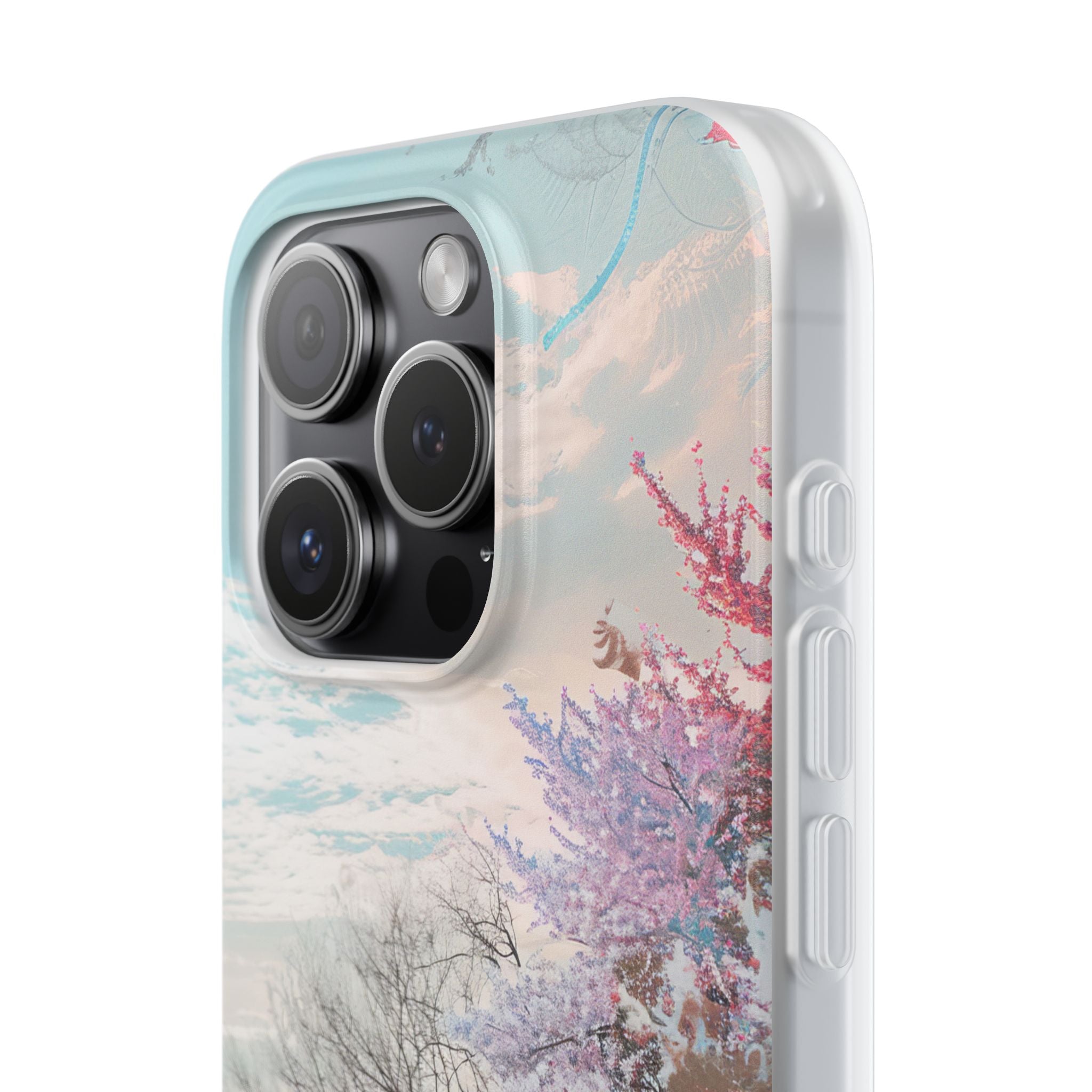 Spring Dreamscape - Flexi iPhone 15 Phone Case