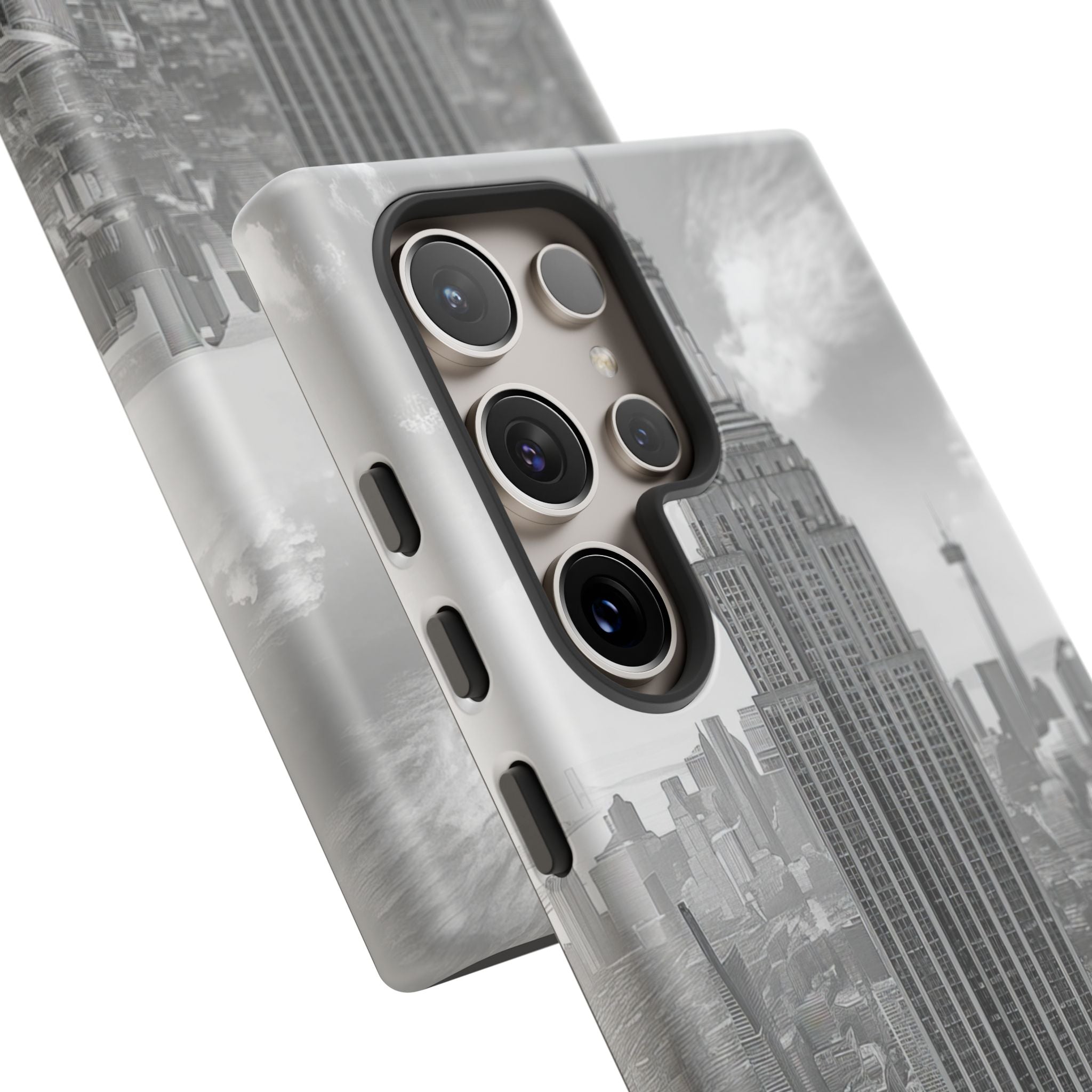 Grayscale Urban Elegance - For Samsung S24