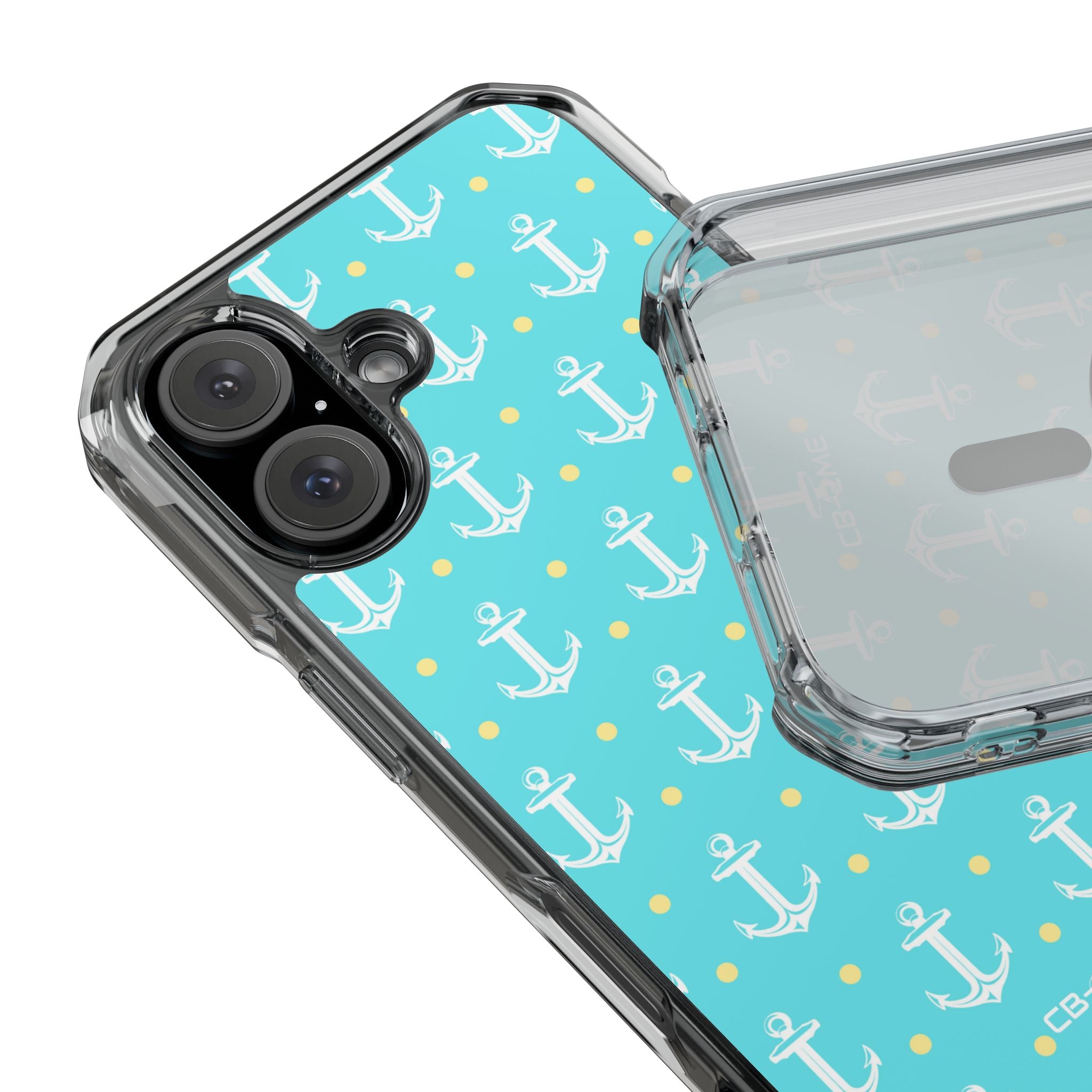 Nautical Anchors & Dots iPhone Case - Impact