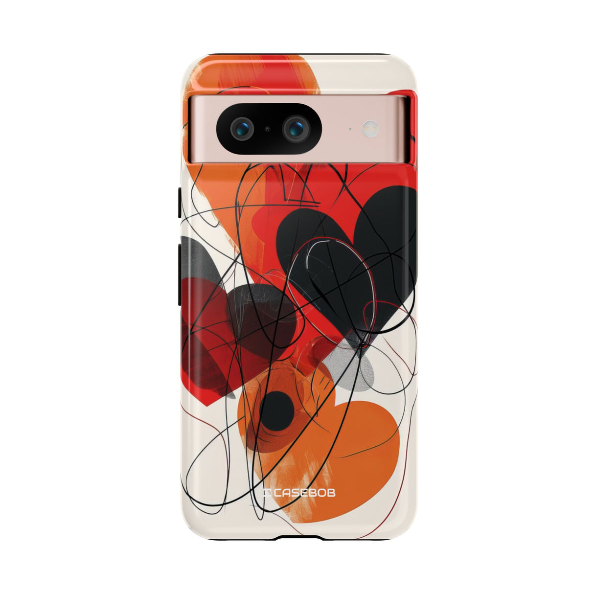 Fiery Hearts | Protective Phone Case for Google Pixel