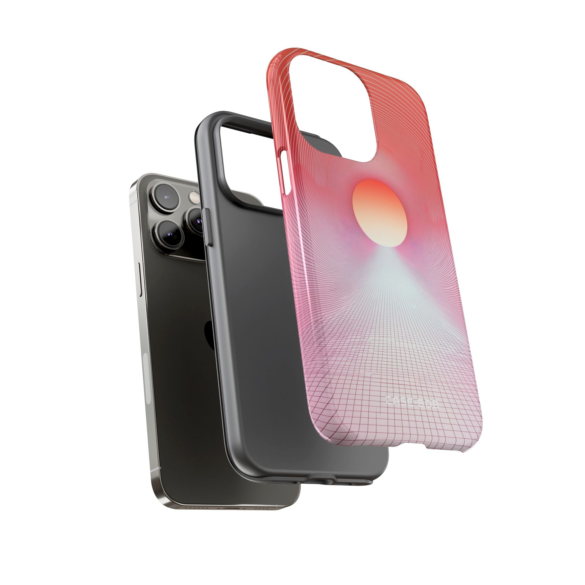Orange Portal iPhone 14 Pro Max Case - Tough
