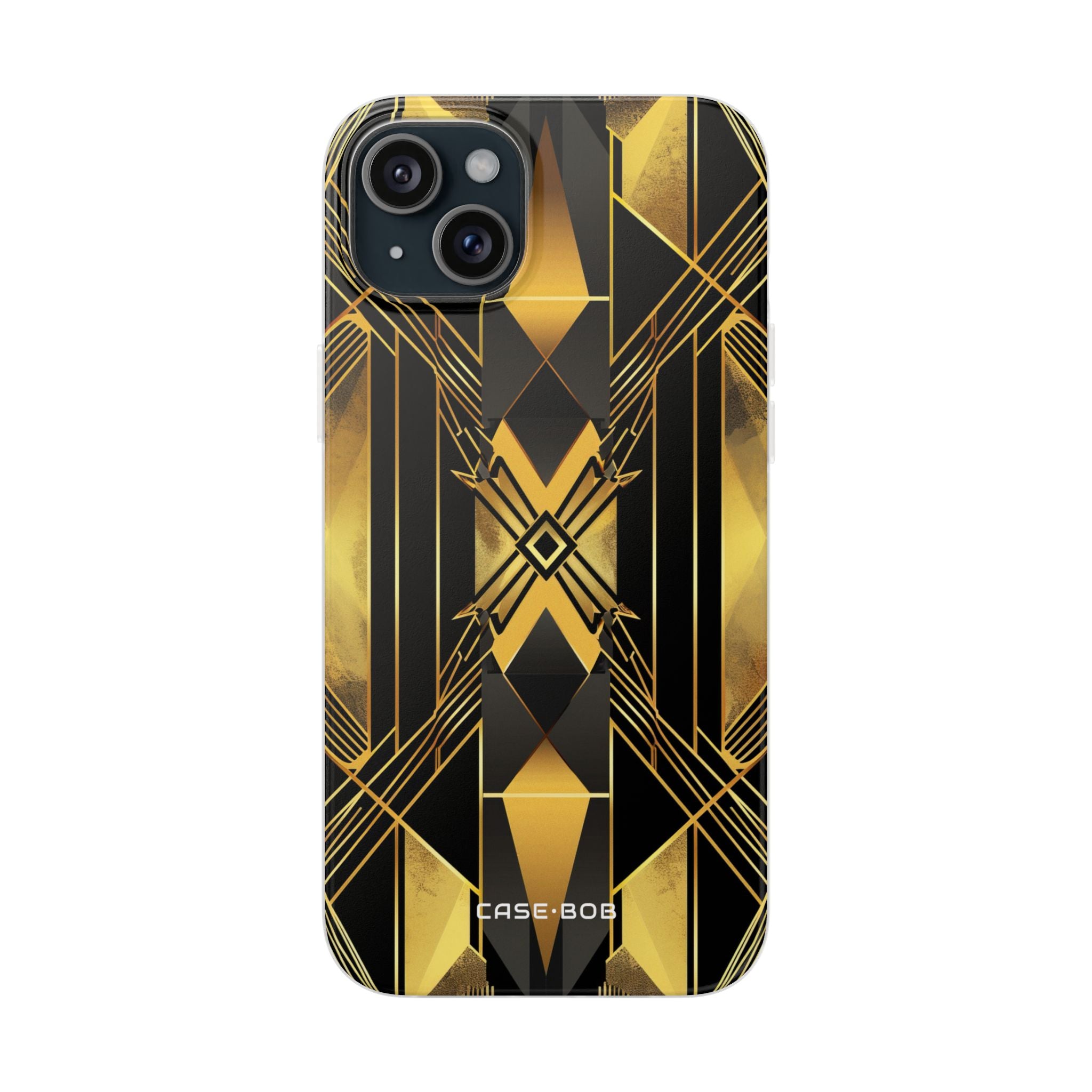 Golden Diamond Radiance iPhone 15 Plus Case - Soft