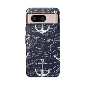 Nautical Adventure: Vintage Line Art - for Google Pixel 8