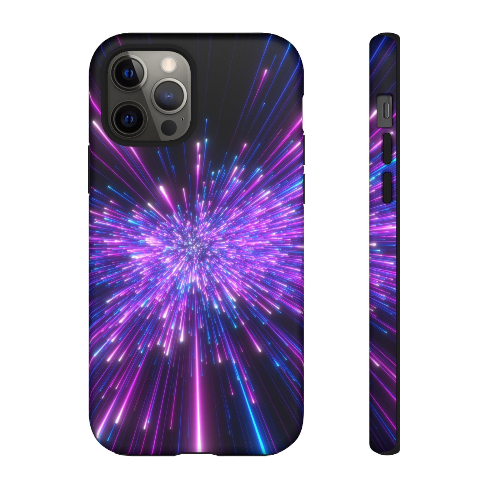 Speed of light in Galaxy iPhone Case (Protective) iPhone 12 Pro Matte Phone Case