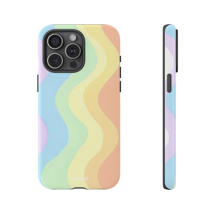 Pastel Waves Flow - iPhone Case