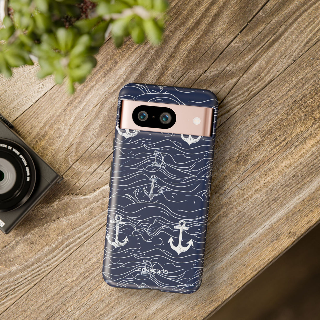 Nautical Whimsy: Anchors and Waves - for Google Pixel 8