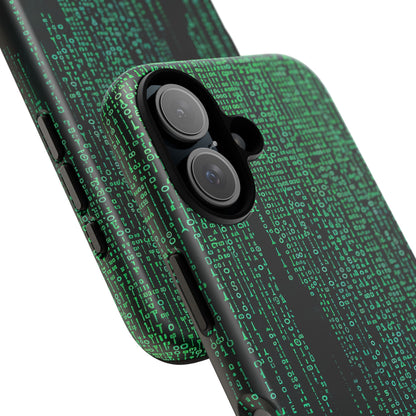 Matrix Gradient Flow iPhone 16 - Tough Phone Case