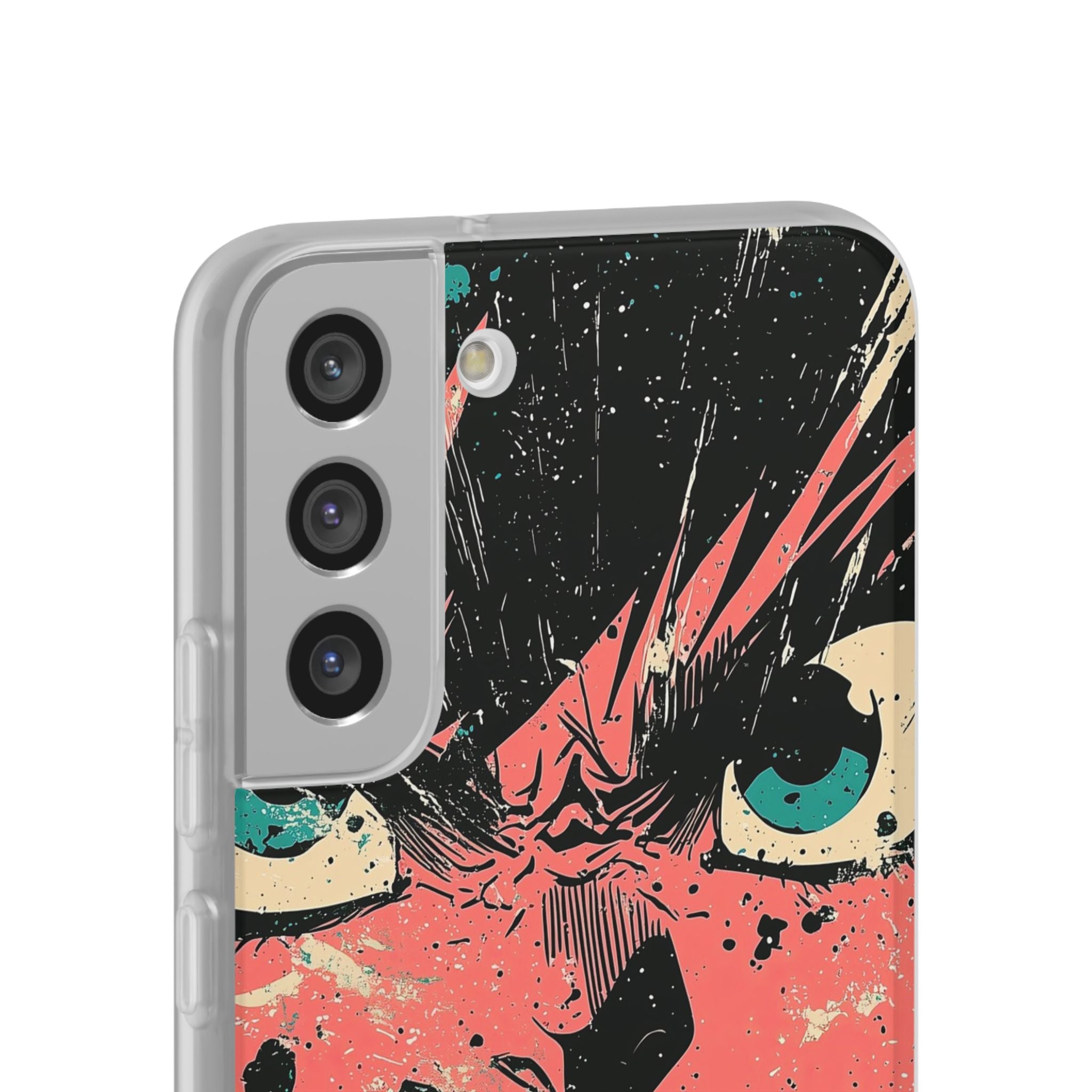 Screaming Face Pink Samsung S22 Plus Case - Soft