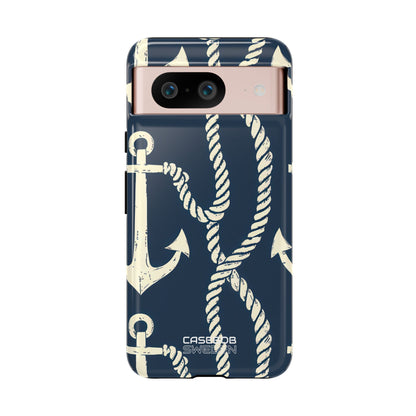 Nautical Anchors Rope Google Pixel 8 - Tough