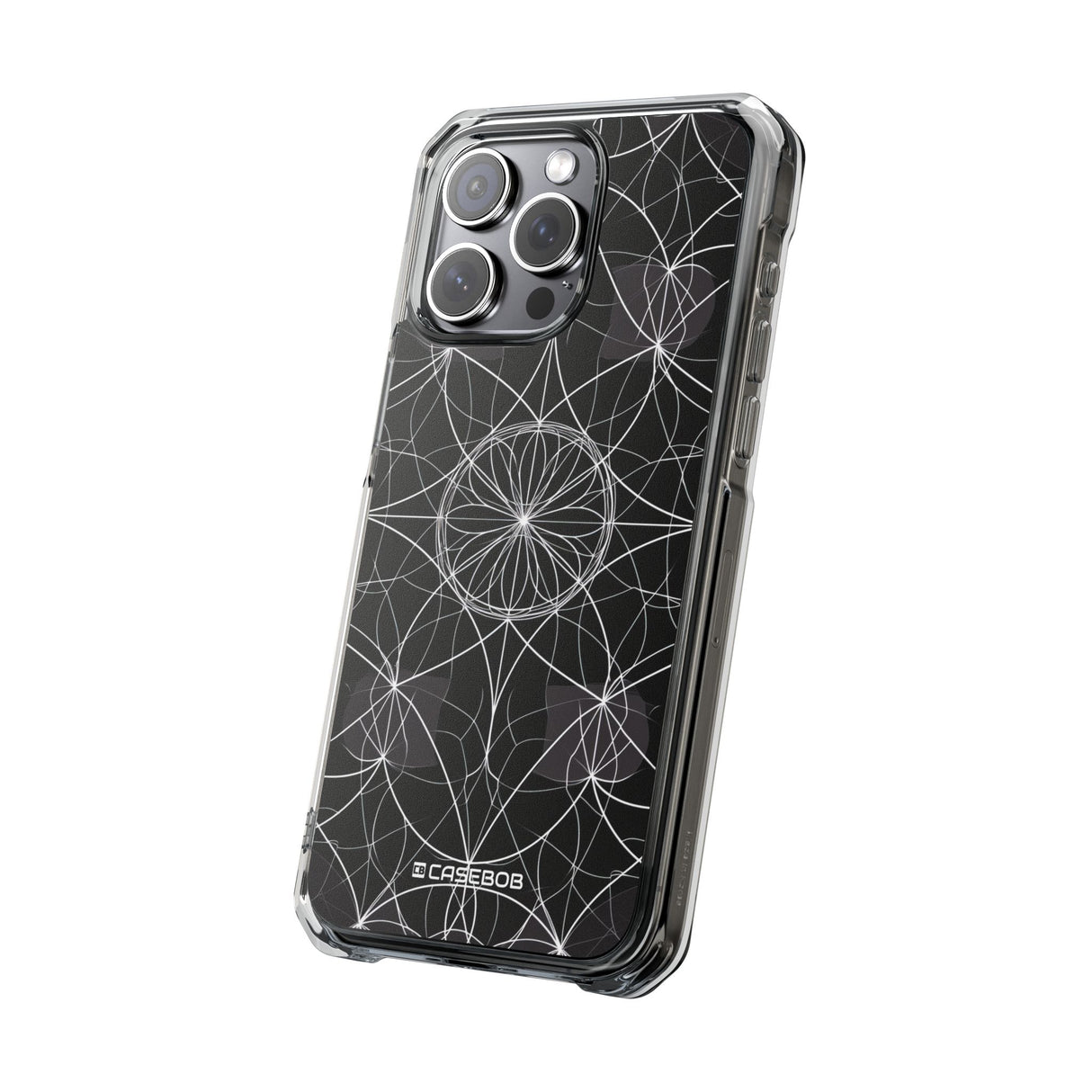 Symmetrical Elegance - Phone Case for iPhone (Clear Impact - Magnetic)