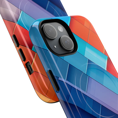 Vibrant GeoFlow iPhone 15 | Tough+ Phone Case