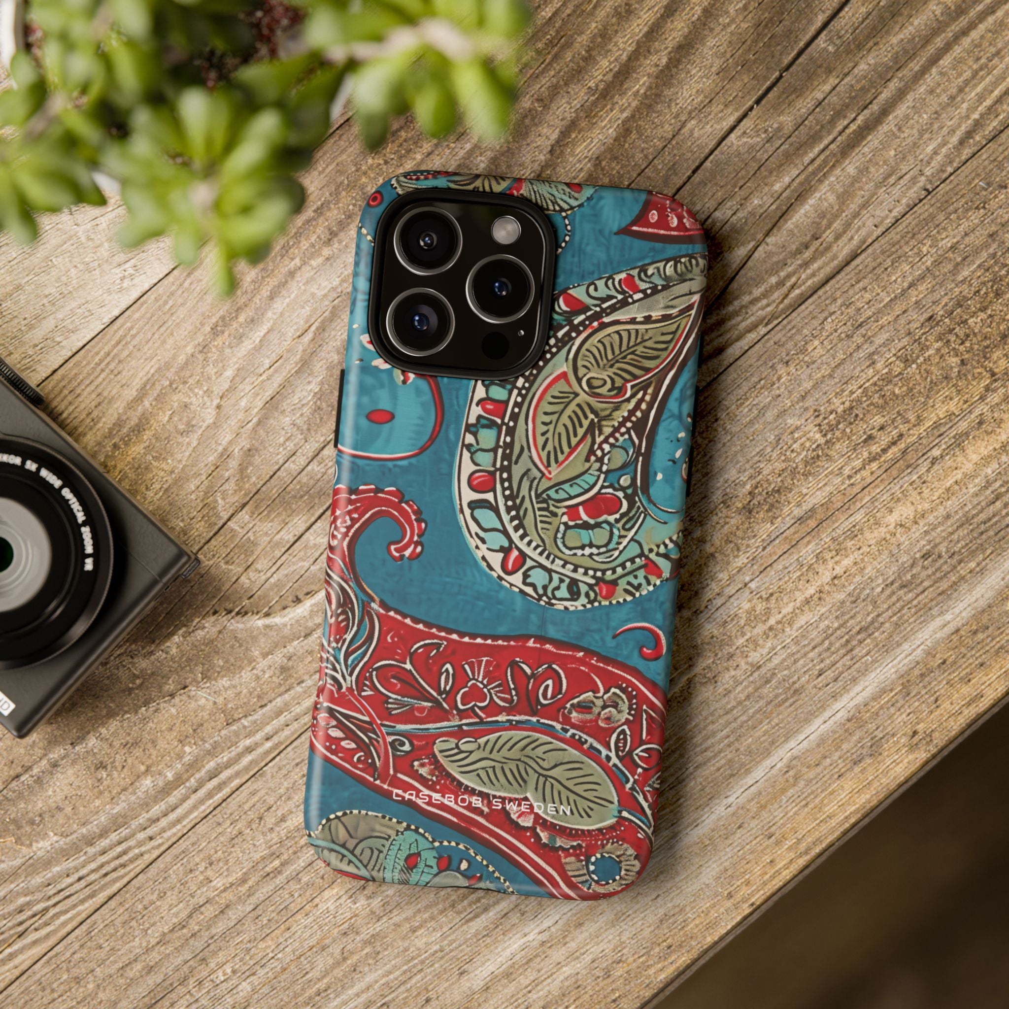 Vintage Paisley Elegance iPhone 16 - Tough Phone Case