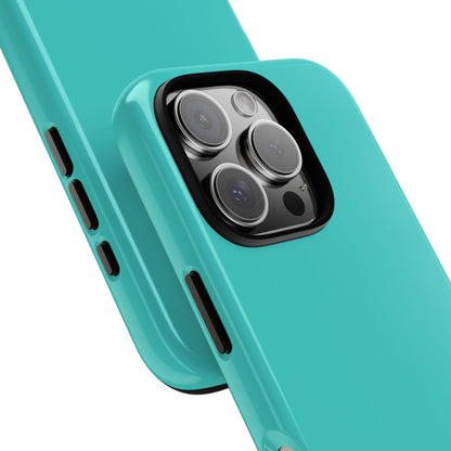 Medium Turquoise iPhone 16 - Tough Phone Case