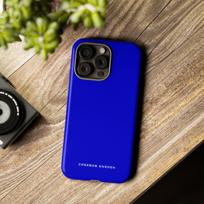 Medium Blue iPhone 15 - Tough Phone Case