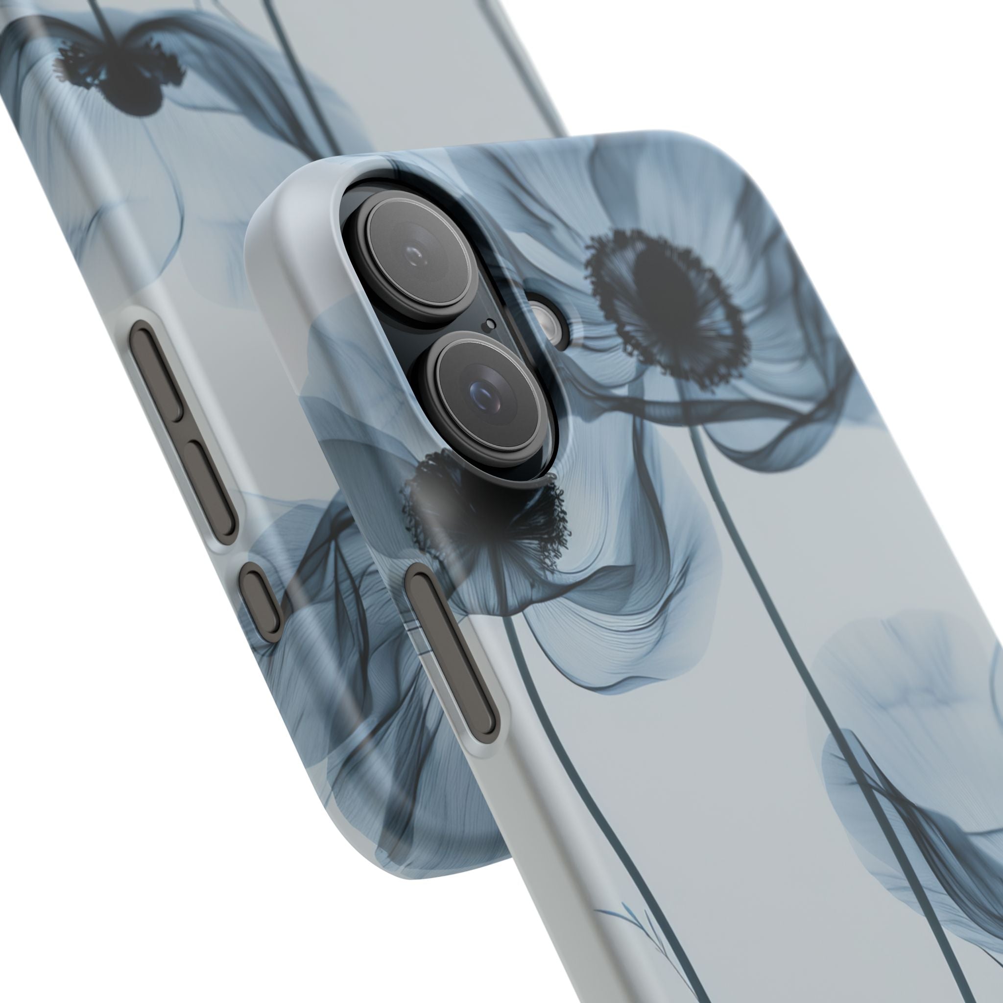 Ethereal X-Ray Flowers iPhone 16 - Slim Phone Case