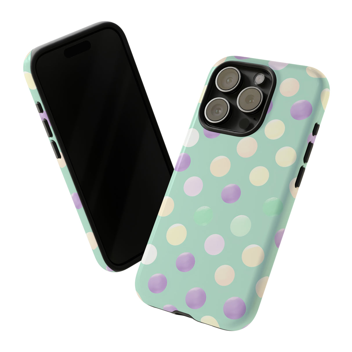 Pastel Dot Delight - Schutzhülle fürs Handy