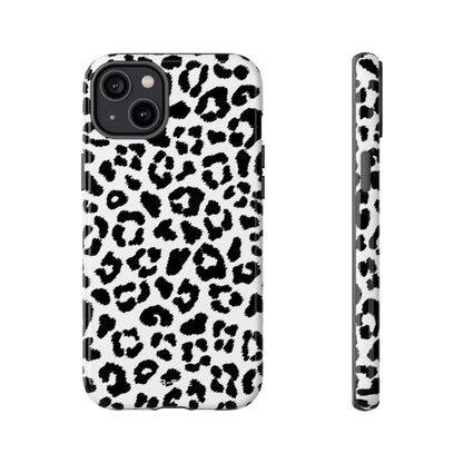 Monochrome Leopard Essence - iPhone Case