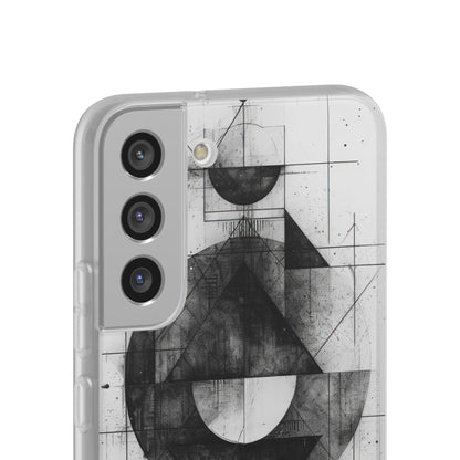 Monochrome Geometry | Flexible Phone Case for Samsung Galaxy