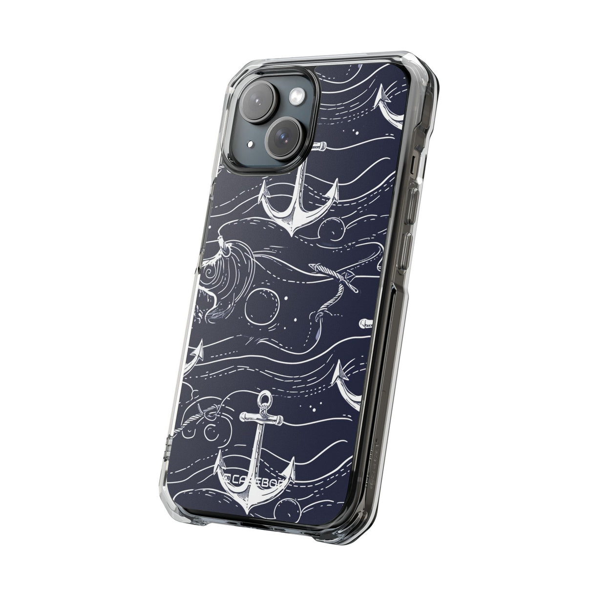 Nautical Whimsy – Handyhülle für iPhone (Clear Impact – Magnetisch)