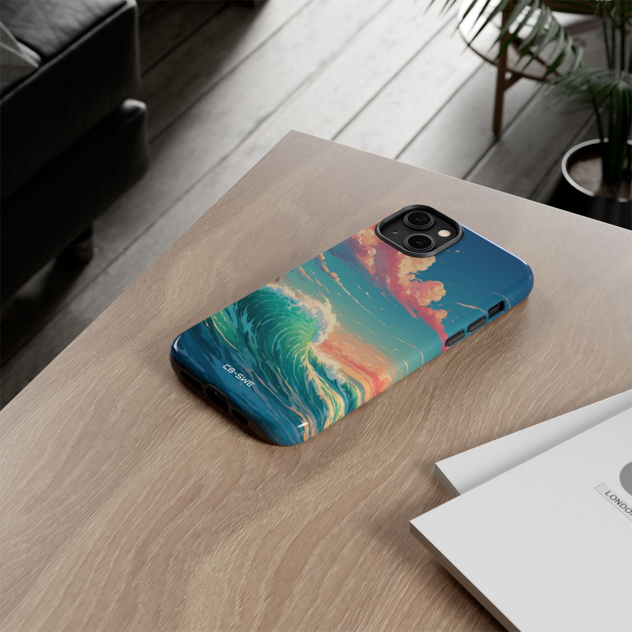 Waves Embrace Sunlight - iPhone Case