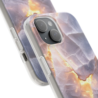 Crystal Veins iPhone 15 Case - Soft