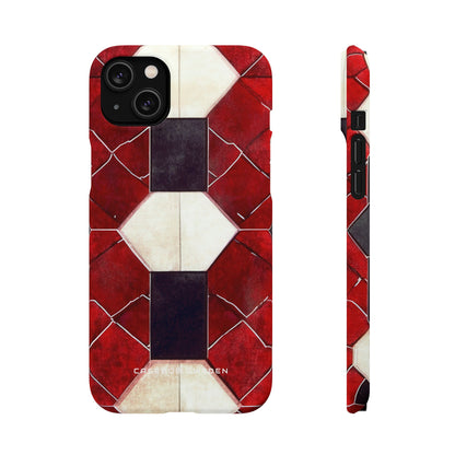 Gothic Hexagon Symmetry iPhone 14 - Slim Phone Case