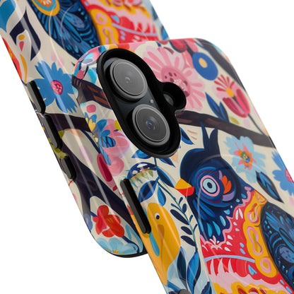 Owl Bloom iPhone 16 Case - Tough+