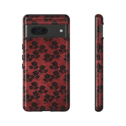 Rosemony Gothic Flower - Protective Phone Case