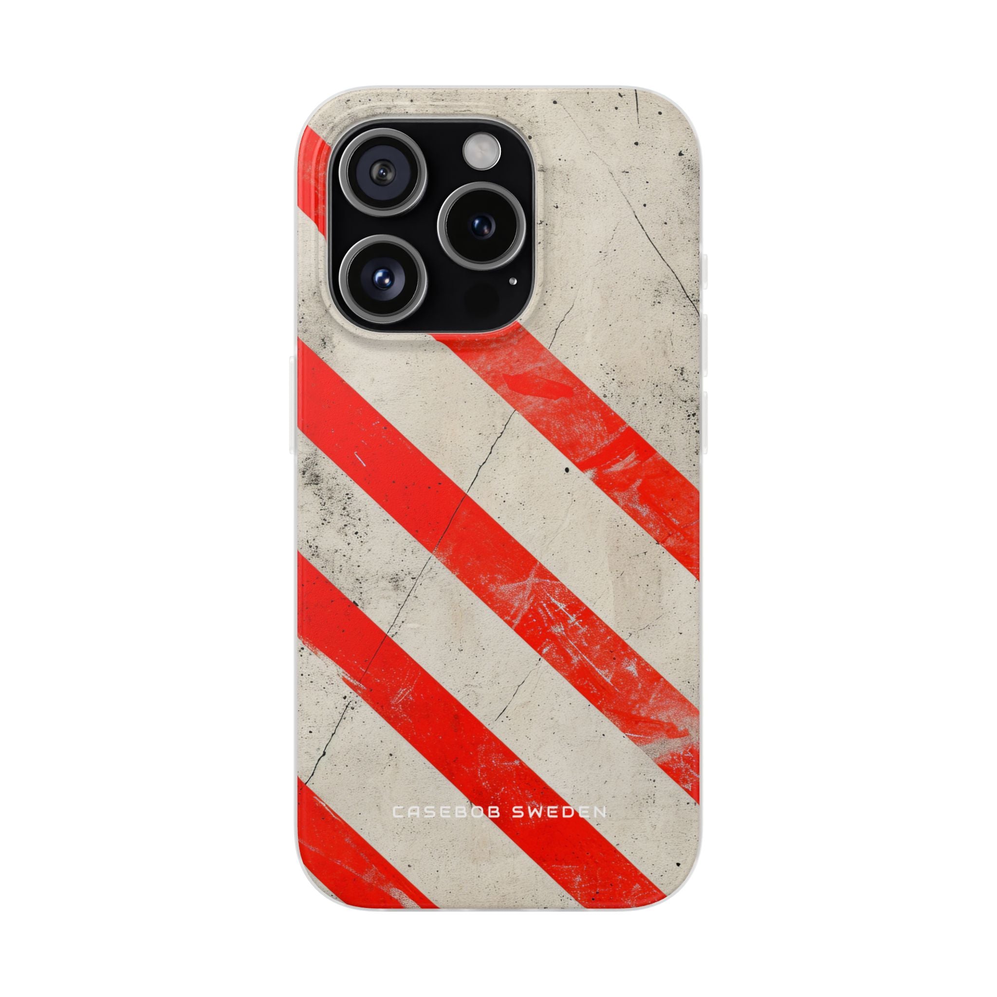 Striker Crimson Stripes iPhone 15 - Flexi Phone Case