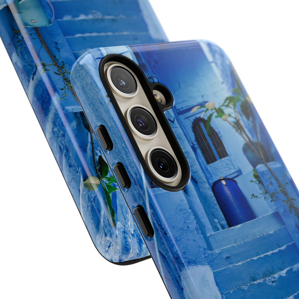 Blue City Morocco - Protective Phone Case