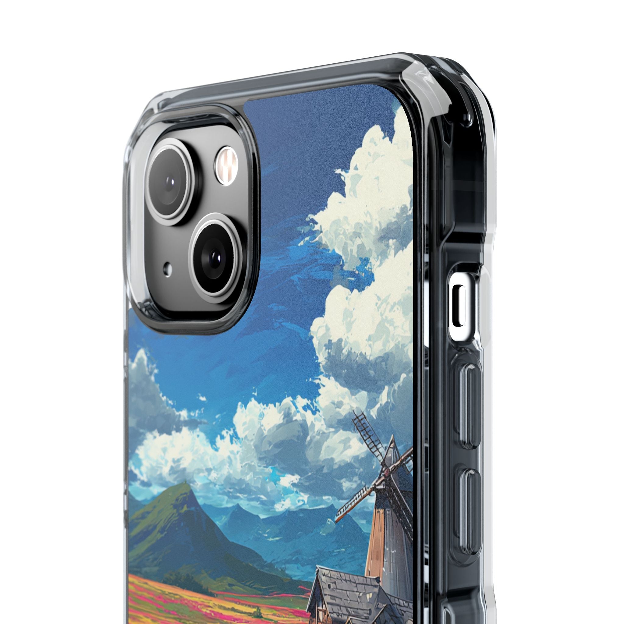 Impressionistic Summer Windmill iPhone Case - Impact